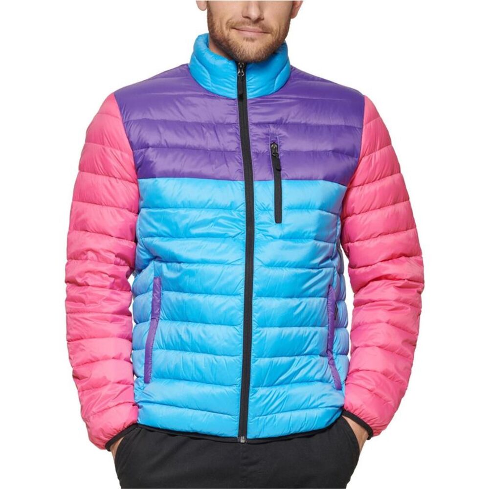 Club Room Mens Down Packable Quilted Puffer Jacket, NWT